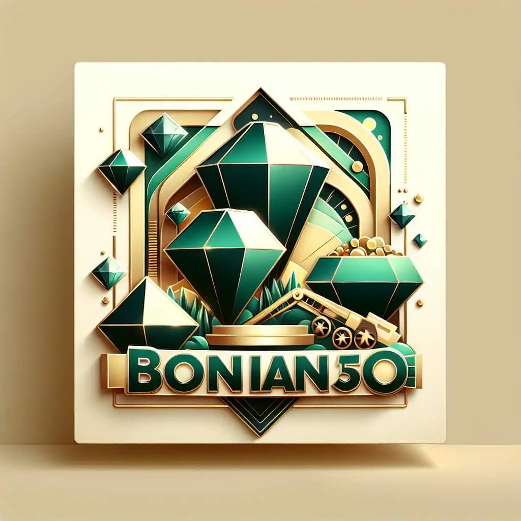 Bonanza Slot Game Interface with Colorful Symbols and Mining Theme