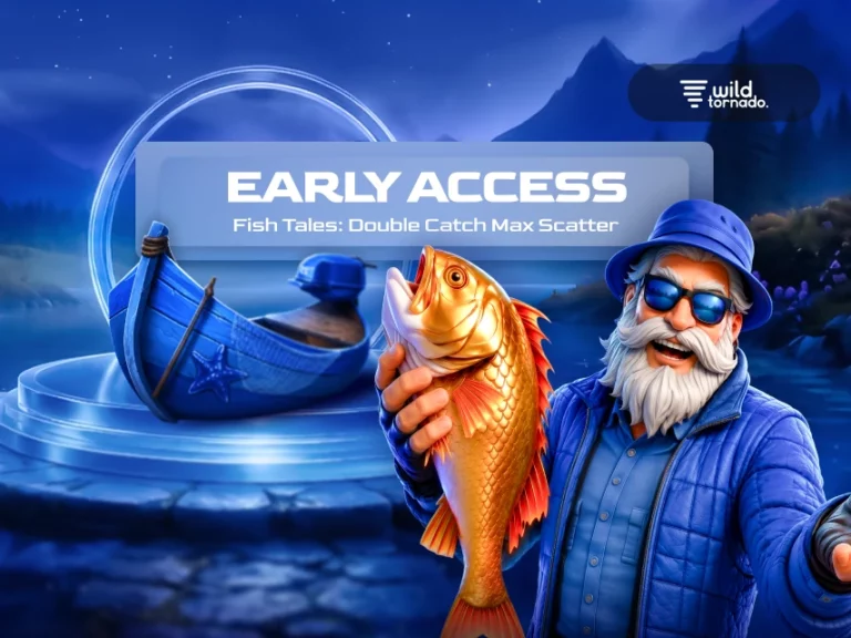 Vibrant Fish Tales: Double Catch Max Scatter slot with animated fish, underwater treasures, and playful bonus symbols