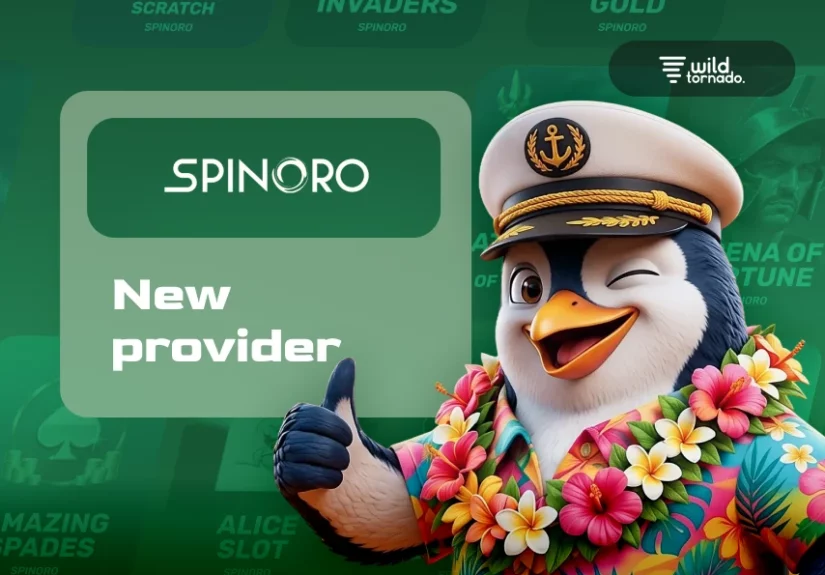 Spinoro new casino provider launch at WildTornado online casino
